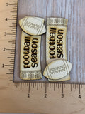 Football Claw Clip and earring