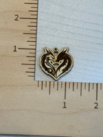 Dragons in Love Claw Clip and earring