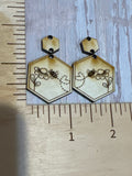 Bee Hex dangle