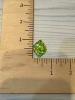 Lime Green Holographic Hex Glitter Acrylic