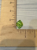 Lime Green Holographic Hex Glitter Acrylic