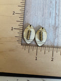 Football Claw Clip and earring
