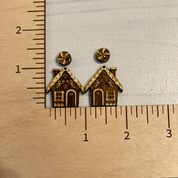 Reverse Engrave Gingerbread House
