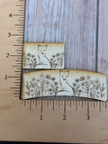 Fox and Wildflower Claw Clip