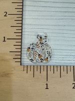 Curly Pumpkin Dangle Blank