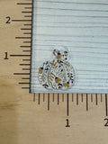 Curly Pumpkin Dangle Blank