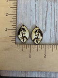 Horse Claw Clips and earrings