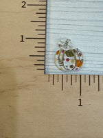 Curly Pumpkin Dangle Blank