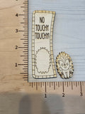Porcupine 2 layer Claw Clip and Dangle