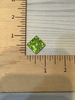 Lime Green Holographic Hex Glitter Acrylic