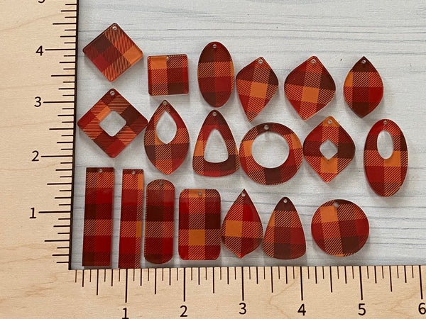 Fall Plaid Acrylic