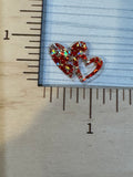 Valentine hearts - Red Festive Confetti