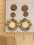 Sunflower Sweater layered Wood Blank
