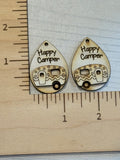 Happy Camper 2 layered Earring