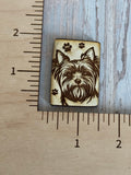Terrier Claw Clip and Earring