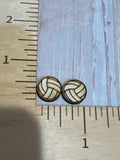 Volleyball stud and dangle