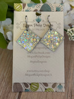 Silver razzle Dazzle Glitter Acrylic