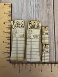Public Library Card Claw Clip