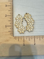 Triple Daisy Dangle and stud/connector