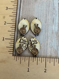 Knotty Knitter two layer earring