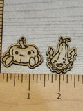 Halloween Cat, Gourd, Mushroom, Apple, Hat