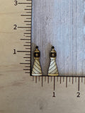 Let Your Light Shine 2 layer Claw Clip and earring