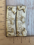 Boy Mom 2 layer Claw Clip