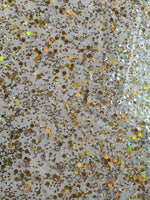 Gold and Silver Spangle Acrylic