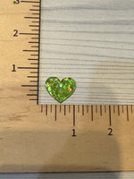 Lime Green Holographic Hex Glitter Acrylic
