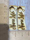 Nurse Life Claw Clip and earring