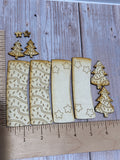 Christmas Cake Tree 2 layer Claw Clip and Dangle