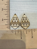 Christmas Pattern Teardrop