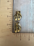 Dance 2 layer claw clip and earring