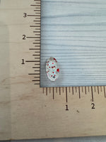 Red and Silver Spangle Acrylic
