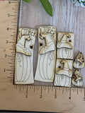 October Pumpkin Claw Clip and earring