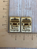 Books are my Love Language Claw Clips