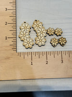 Triple Daisy Dangle and stud/connector