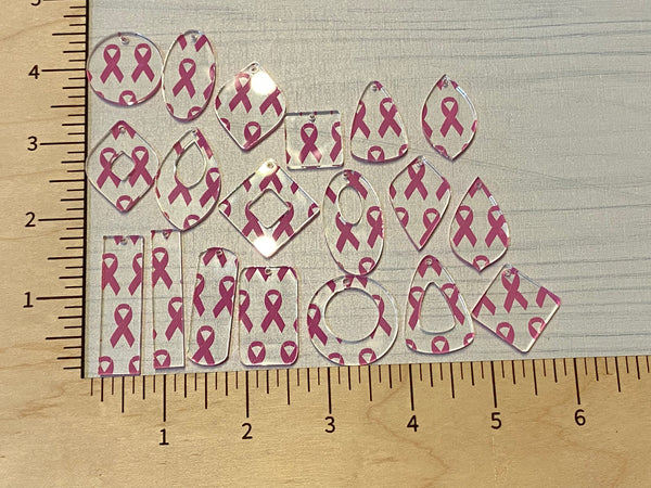 Pink Breast Cancer Ribbons