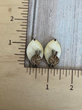 Knotty Knitter two layer earring