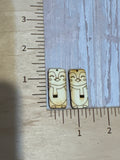 Penguin Claw Clip and earring