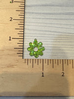 Lime Green Holographic Hex Glitter Acrylic