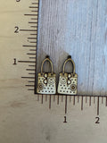 Beach Please 2 layer Claw Clip and earring