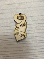 Conversation Hearts Dangle Blank