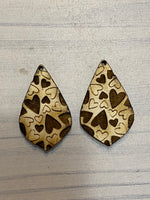 Heart Print Teardrop
