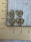 Sunflower Heart Earrings