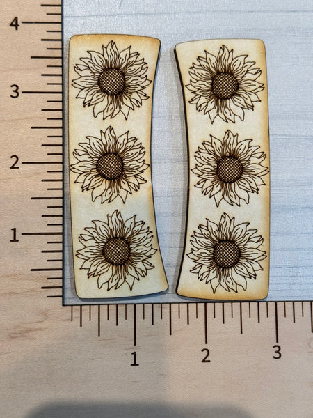 Boho Sunflower Claw Clip