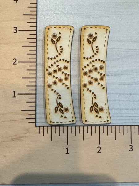 Sunflower Vine Claw Clip
