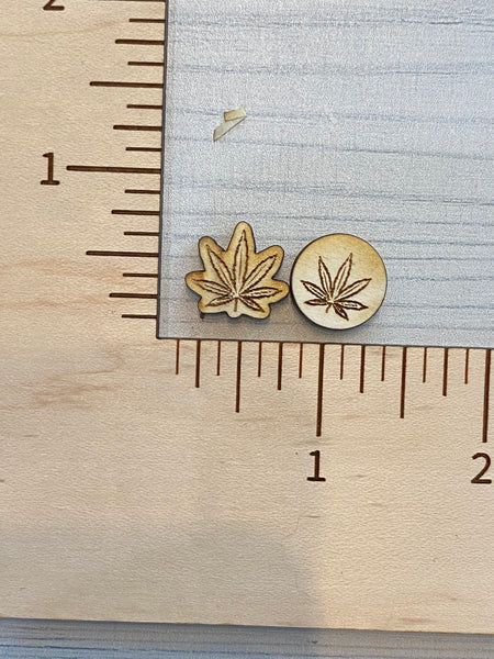 Stud - Pot Leaf