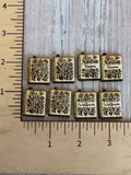 Floral Book Earrings