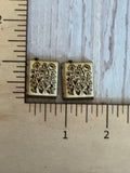 Floral Book Earrings